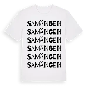 Samängen ordlek t-shirt – ekologisk bomull t-shirt från Pinshirt