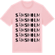 Pink Cotton t-shirt med Sämsholm ordlek t-shirt