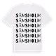 White t-shirt med Sämsholm ordlek t-shirt