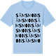 Blue Soul t-shirt med Sämsmon ordlek t-shirt