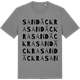 Mid Heather Gray t-shirt med Sandäckra ordlek t-shirt