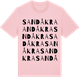 Pink Cotton t-shirt med Sandåkra ordlek t-shirt