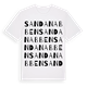 Sandanabben ordlek t-shirt