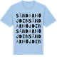 Blue Soul t-shirt med Sändarhöjden ordlek t-shirt