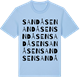 Blue Soul t-shirt med Sandåsen ordlek t-shirt