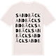 Vintage White t-shirt med Sandbäck ordlek t-shirt