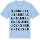 Blue Soul t-shirt med Sandbacka ordlek t-shirt