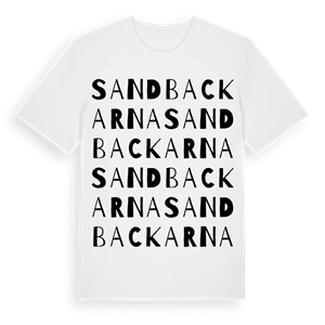 Sandbackarna ordlek t-shirt – ekologisk bomull t-shirt från Pinshirt