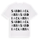 Sandbackarna ordlek t-shirt