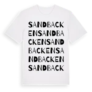 Sandbacken ordlek t-shirt – ekologisk bomull t-shirt från Pinshirt