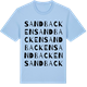 Blue Soul t-shirt med Sandbacken ordlek t-shirt