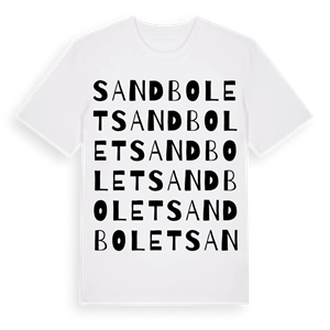 Sandbolet ordlek t-shirt – ekologisk bomull t-shirt från Pinshirt