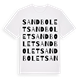 Sandbolet ordlek t-shirt