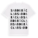 Sandbräckan ordlek t-shirt
