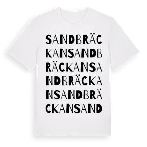 Sandbräckan ordlek t-shirt – ekologisk bomull t-shirt från Pinshirt