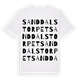 Sanddalstorpet ordlek t-shirt