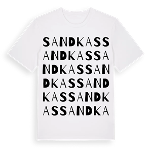 Sandkas ordlek t-shirt – ekologisk bomull t-shirt från Pinshirt