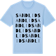 Blue Soul t-shirt med Sandlid ordlek t-shirt