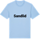 Blue Soul t-shirt med Sandlid fetstil t-shirt