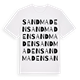 Sandmaden ordlek t-shirt