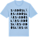 Blue Soul t-shirt med Sandö skär ordlek t-shirt