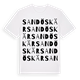 Sandö skär ordlek t-shirt