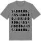 Mid Heather Gray t-shirt med Sandrödjan ordlek t-shirt
