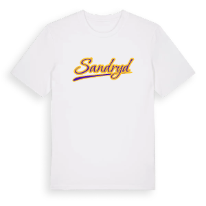 Sandryd baseball t-shirt – ekologisk bomull t-shirt från Pinshirt
