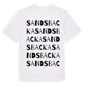 Sandsbacka ordlek t-shirt – ekologisk bomull t-shirt från Pinshirt