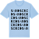 Blue Soul t-shirt med Sandsered ordlek t-shirt