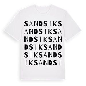Sandsik ordlek t-shirt – ekologisk bomull t-shirt från Pinshirt