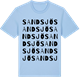 Blue Soul t-shirt med Sandsjö ordlek t-shirt