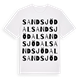 Sandsjödal ordlek t-shirt