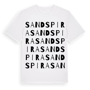 Sandspira ordlek t-shirt – ekologisk bomull t-shirt från Pinshirt