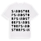 Sandstorp ordlek t-shirt