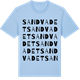 Blue Soul t-shirt med Sandvadet ordlek t-shirt