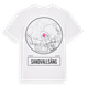 White t-shirt med Sandvallsäng t-shirt