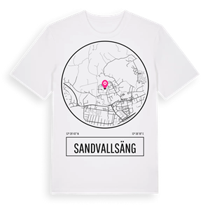 Sandvallsäng t-shirt – ekologisk bomull t-shirt från Pinshirt