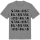 Mid Heather Gray t-shirt med Sänkan ordlek t-shirt