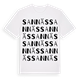 White t-shirt med Sannäs ordlek t-shirt
