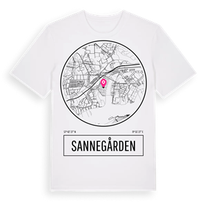 Sannegården t-shirt – ekologisk bomull t-shirt från Pinshirt
