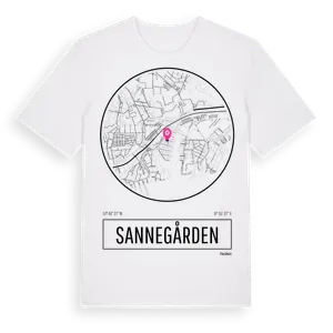 Sannegården t-shirt – ekologisk bomull t-shirt från Pinshirt