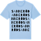 Blue Soul t-shirt med Sanneröd ordlek t-shirt