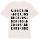Vintage White t-shirt med Sannerud ordlek t-shirt
