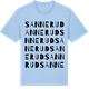 Blue Soul t-shirt med Sannerud ordlek t-shirt