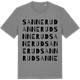 Mid Heather Gray t-shirt med Sannerud ordlek t-shirt