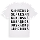 Sannerudskärr ordlek t-shirt