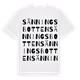 Sänningsbotten ordlek t-shirt