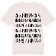 Vintage White t-shirt med Sannum ordlek t-shirt