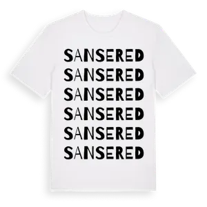 Sansered ordlek t-shirt – ekologisk bomull t-shirt från Pinshirt